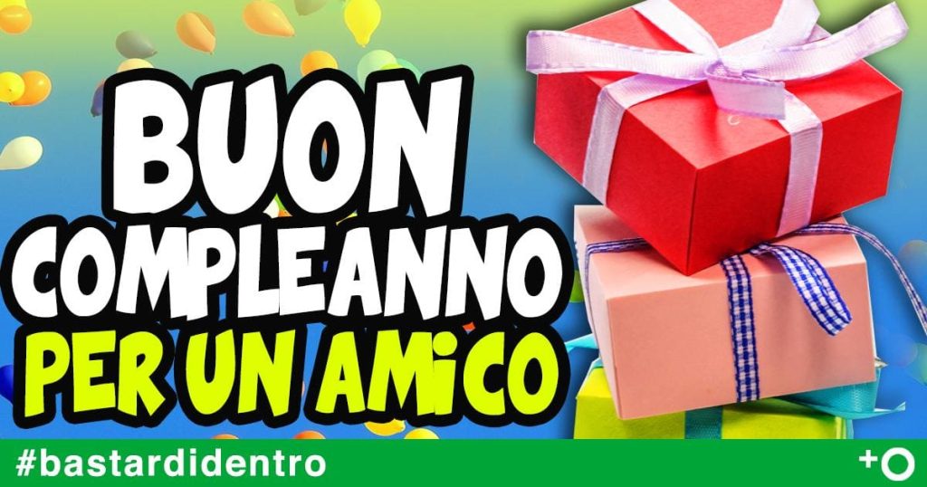 Buon compleanno per un amico