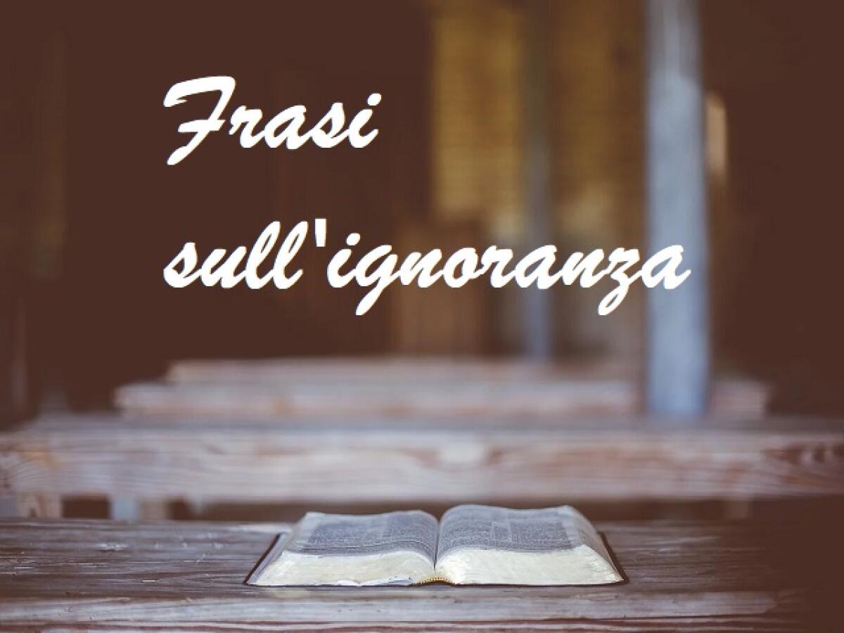 139 frasi e immagini sull'ignoranza: le migliori citazioni e gli aforismi - 