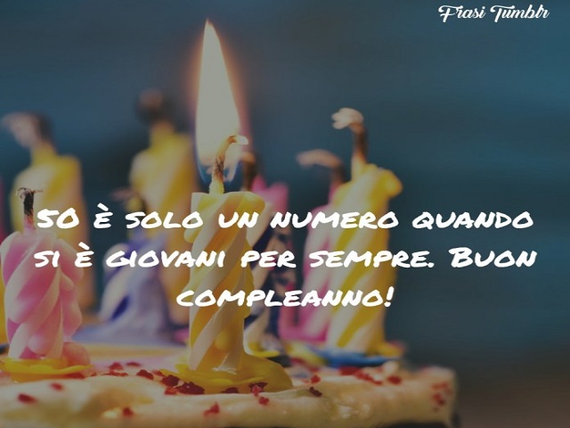 50 è solo un numero quando si è giovani per sempre. Buon compleanno!