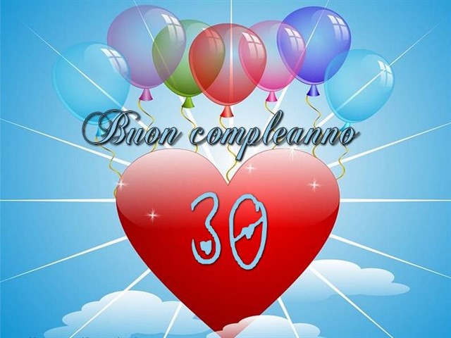 Buon compleanno 30