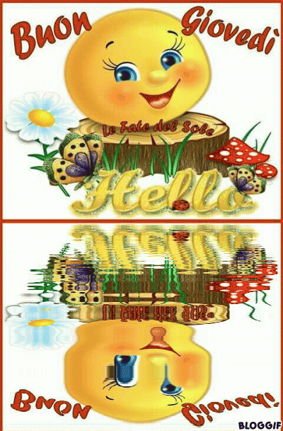 Buon giovedì. Hello (Ciao)