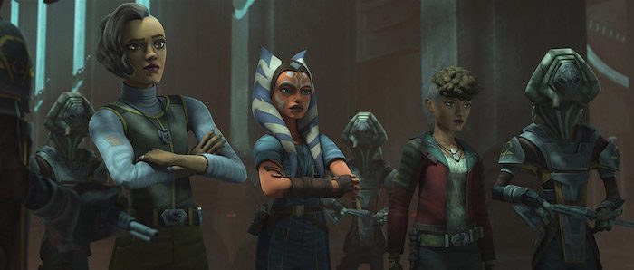 Ahsoka e le sorelle prigioniere dei Pyke.Fonte: Slashfilm