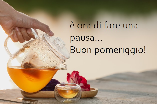 è ora di fare una pausa..Buon pomeriggio!