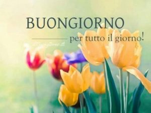 Buongiorno per tutto il giorno!