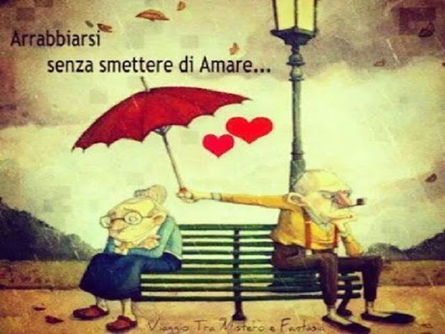 Arrabbiarsi senza smettere di Amare...