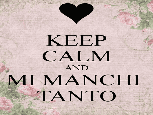 Keep calm and mi manchi tanto