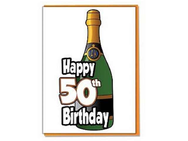 Happy 50th birthday (Buon cinquantesimo compleanno)