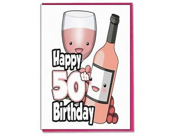 Happy 50th birthday (Buon cinquantesimo compleanno)