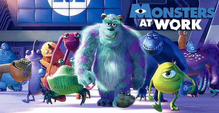 Immagine promozionale di Monsters at Work. Fonte: DaninSeries