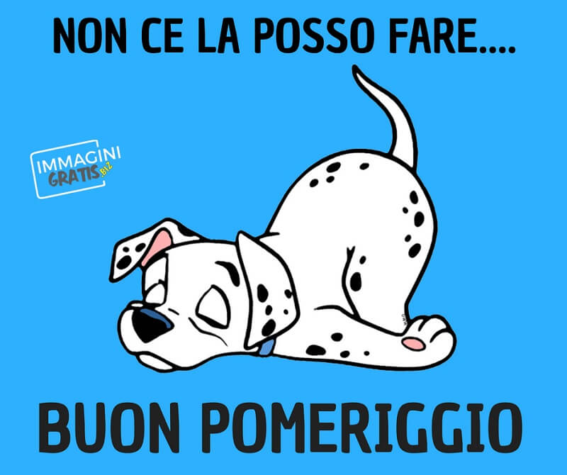 Non ce la posso fare...Buon pomeriggio