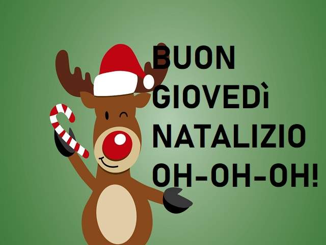 Buon giovedì natalizio! Oh-h-oh!