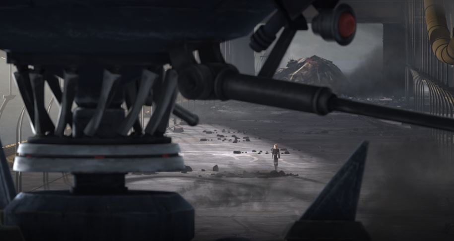 Anakin da solo contro il battaglione di droidi