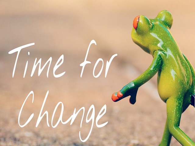 Time for change (Tempo di cambiare)