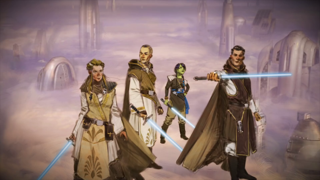 Concept art dei nuovi jedi dell'Alta Repubblica