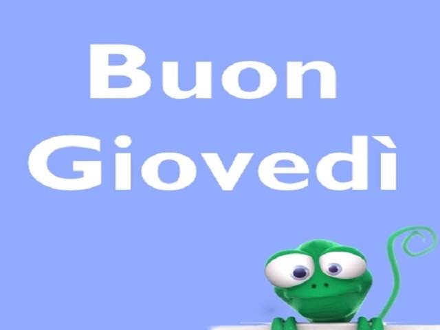 Buon giovedì