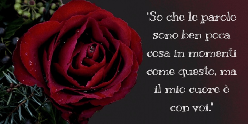 So che le parole sono ben poca cosa in momenti come questo, ma il mio cuore è con voi.