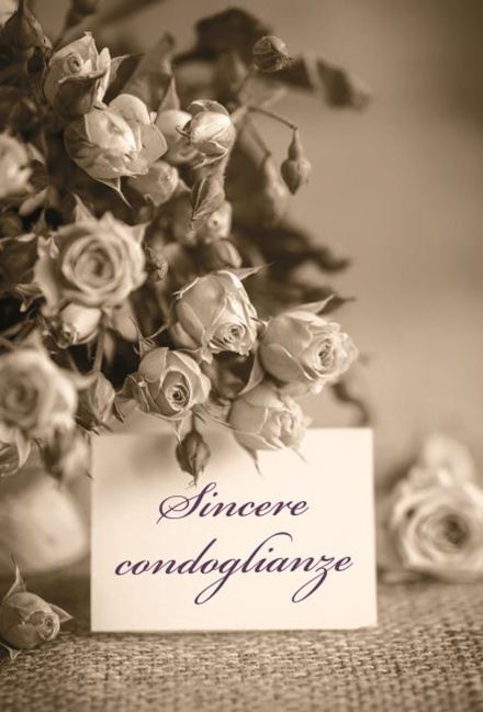 Sincere condoglianze