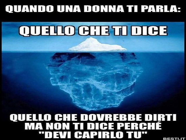 Quando una donna ti parla: Quello che ti dice Quello che dovrebbe dirti ma non ti dice perchè devi capirlo tu.
