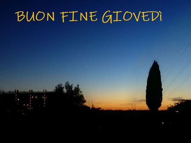 Buon fine giovedì
