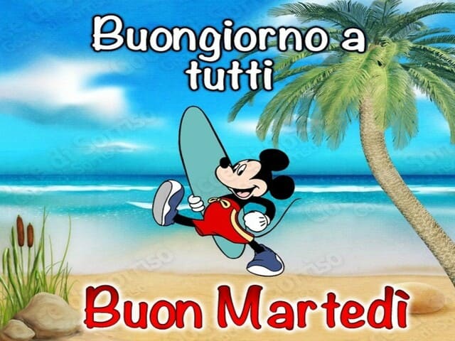 Buongiorno a tutti e buon Martedì