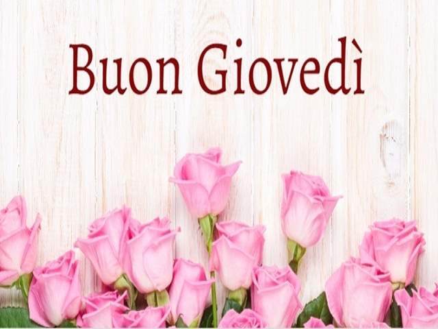 Buon giovedì