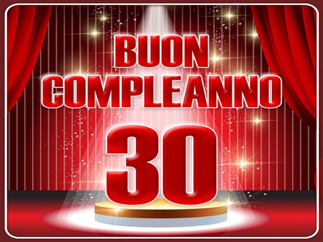 Buon compleanno 30