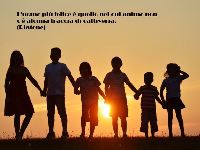 L'uomo più felice è quello nel cui animo non c'è alcuna traccia di cattiveria (Platone)