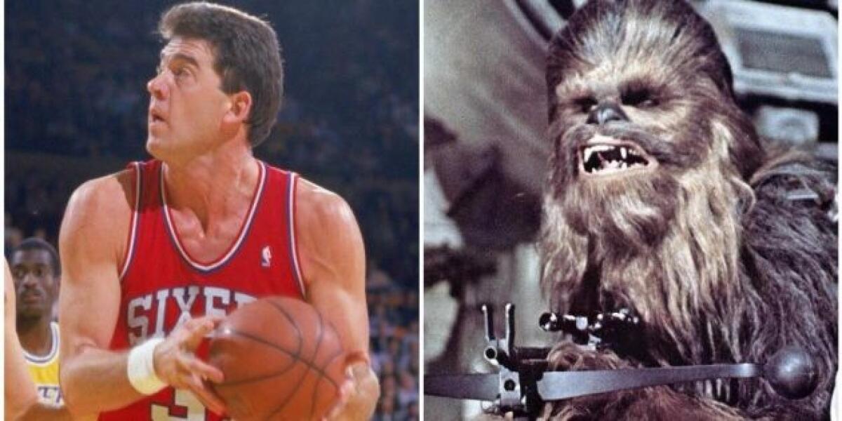 Morto Mark McNamara, ex stella NBA che "interpretò" Chewbacca - Il cestista Mark McNamara e Chewbacca