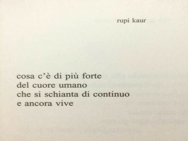 Cosa c'è di più forte del cuore umano che si schianta di continuo e ancora vive.