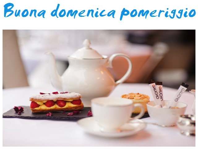 Buona domenica pomeriggio