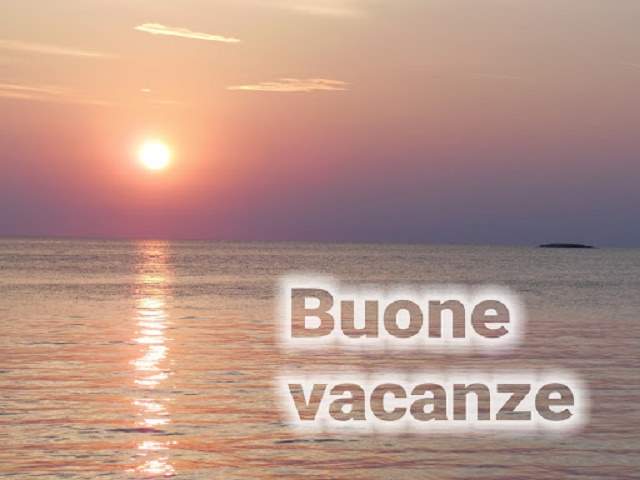 Buone vacanze