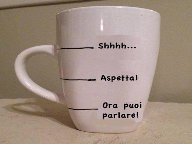 Shhhh.... Aspetta! Ora puoi parlare!