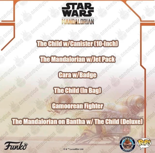 I nomi dei nuovi Funko Pop