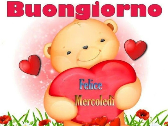 Buongiorno felice mercoledì