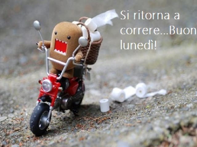 Si ritorna a correre... Buon lunedì!