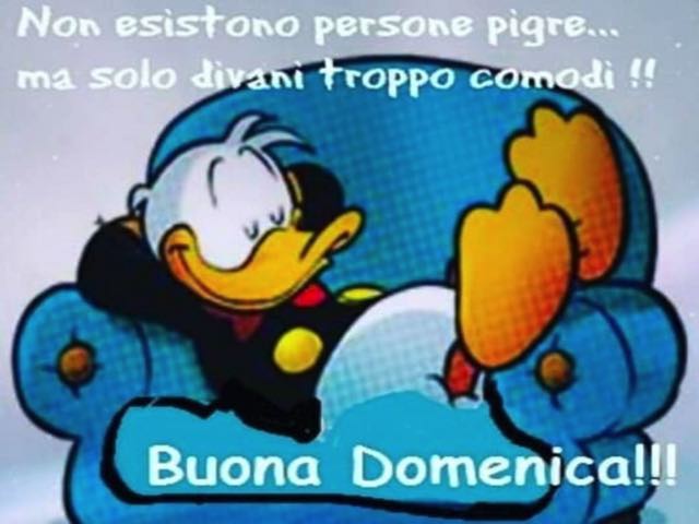 Non esistono persone pigre... ma solo divani troppo comodi! Buona domenica!