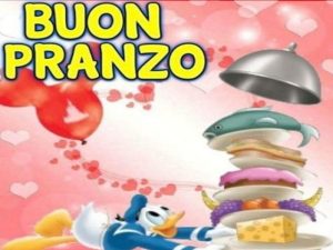 Buon pranzo.