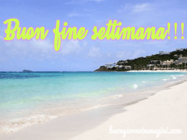 Buon fine settimana!!!