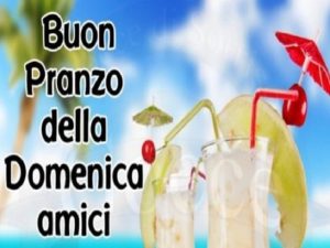 Buon pranzo della domenica amici!
