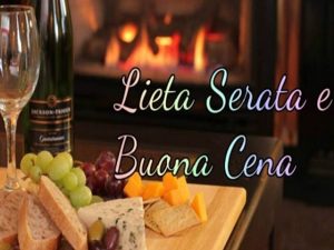 Lieta serata e buona cena!