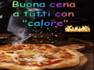 Buona cena a tutti con calore!