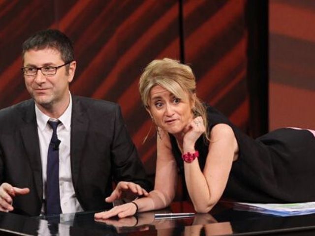 Luciana Littizzetto e Fabio Fazio a "Che tempo che fa"