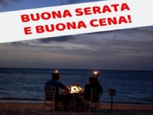 Buona serata e buona cena!