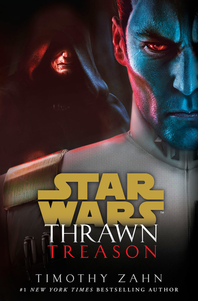 Copertina di Thrawn: Treason, ultimo romanzo della trilogia