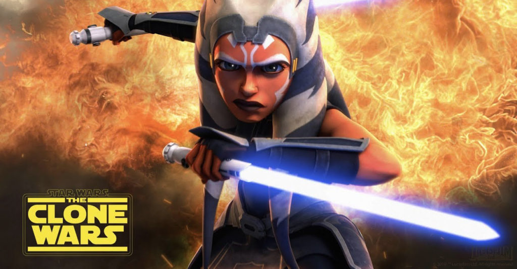 Ahsoka in un'immagine del nono episodio di The Clone Wars. Fonte: Redcapes