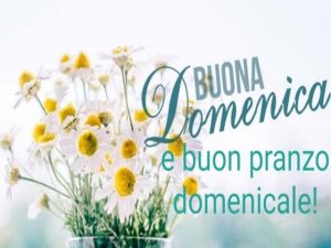 Buona domenica e buon pranzo domenicale!