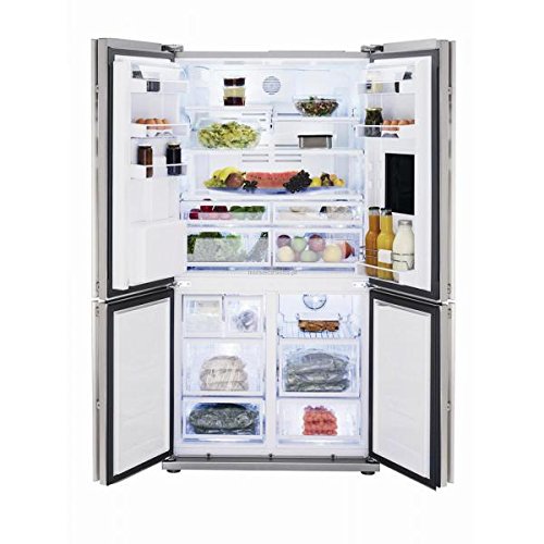 Beko GNE 134631 X – Frigorifero Side by Side (installazione autonoma, acciaio inossidabile, porta francese, A++, LED)