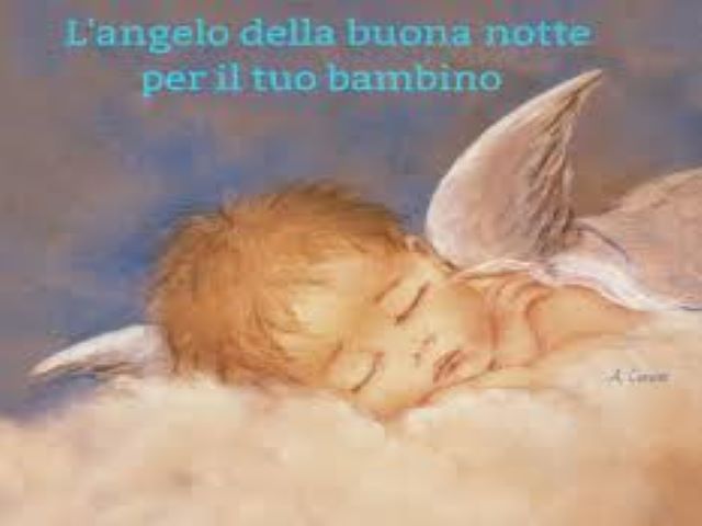 L'angelo della buona notte per il tuo bambino.