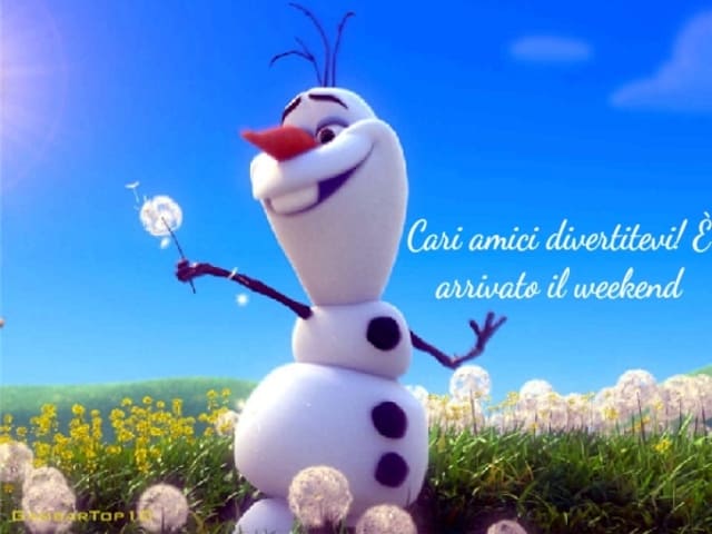 Cari amici divertiamoci! È arrivato il weekend!