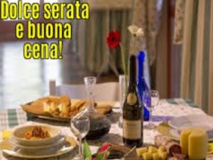 Dolce serata e buona cena!